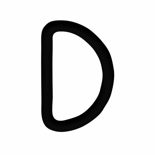 ELAN D-Ring - 38mm (1 1/2"") - Black