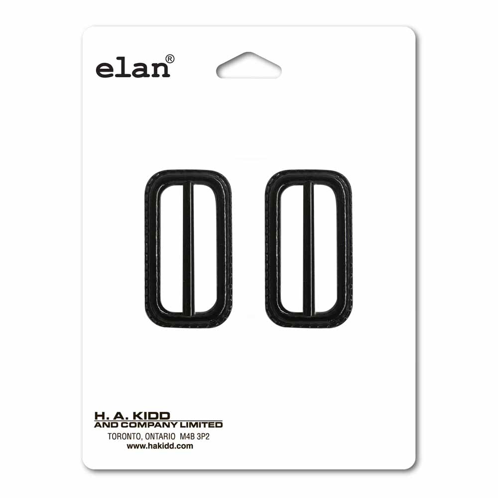 ELAN Trench Buckle - 25mm (1") - Black Patent
