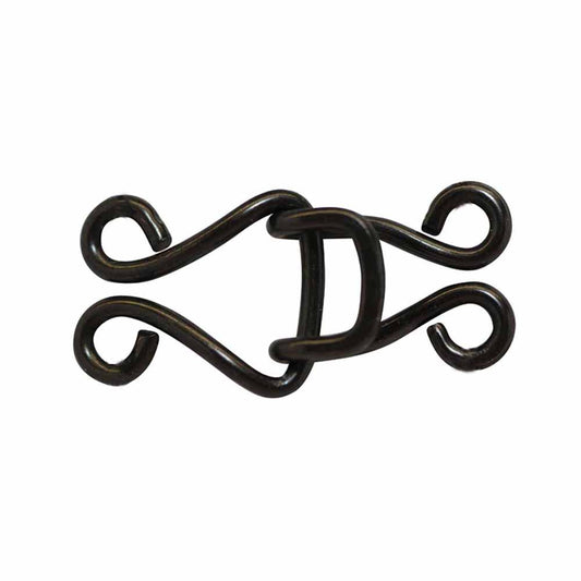 ELAN Hook & Eye — Black Steel