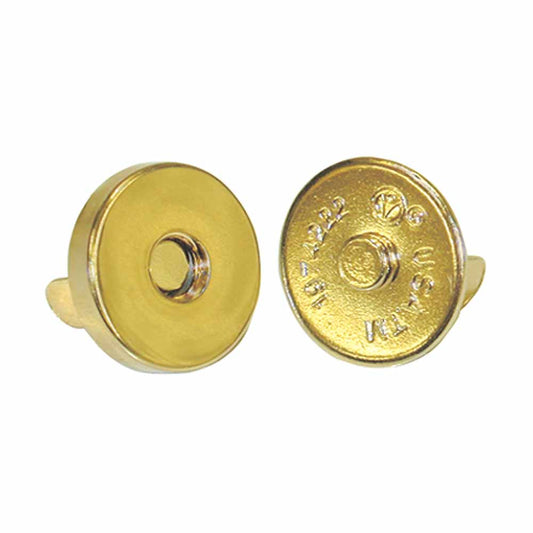 ELAN Magnetic No-Sew Closures - 14mm (1/2"") - Gold
