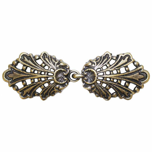 ELAN Metal Clasp - 78mm (3 1/8") - Antique Brass