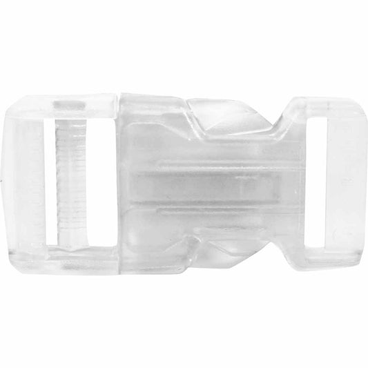 ELAN Translucent Side-Release Parachute Clip — 25 mm (1") — Clear