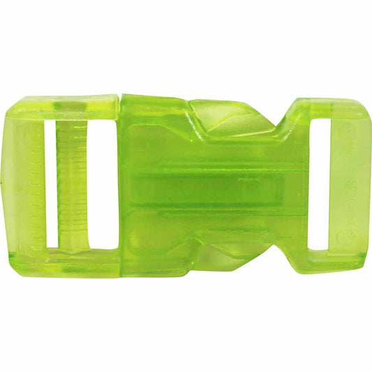 ELAN Translucent Side-Release Parachute Clip — 25 mm (1") — Green
