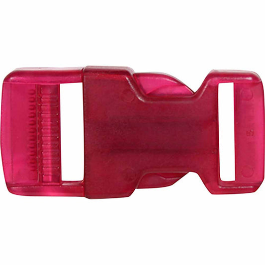 ELAN Translucent Side-Release Parachute Clip — 25 mm (1") — Red