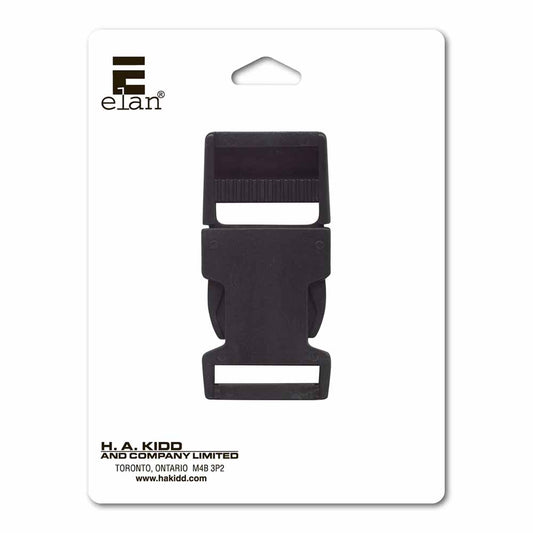 ELAN Parachute Clip - 25mm (1"") - Black