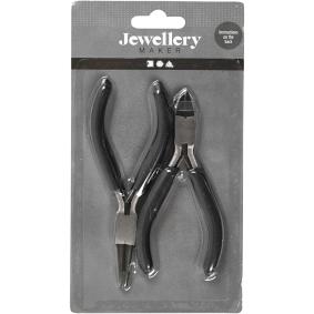 CREATIV COMPANY jewellery pliers starter kit with round-nose pliers and side cutter