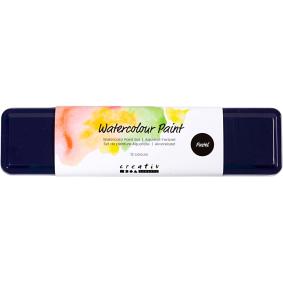 CREATIV COMPANY pastel watercolour kit with 12 colours in metal case