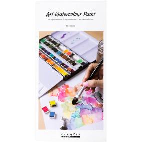 CREATIV COMPANY watercolour pan set with 48 colours