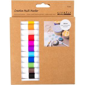 CREATIV COMPANY Creative Multi Markers assorted colours 12-pack
