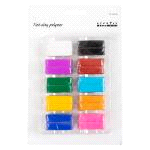 CREATIV COMPANY Fine Clay polymer clay set with ten 20 g blocks in standard colours
