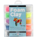 CREATIV COMPANY Foam Clay assorted colours, ten 35 g tubs