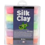 CREATIV COMPANY Silk Clay assorted colours, ten 40 g tubs