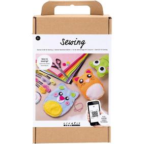 CREATIV COMPANY beginner sewing starter craft kit for teddy bears