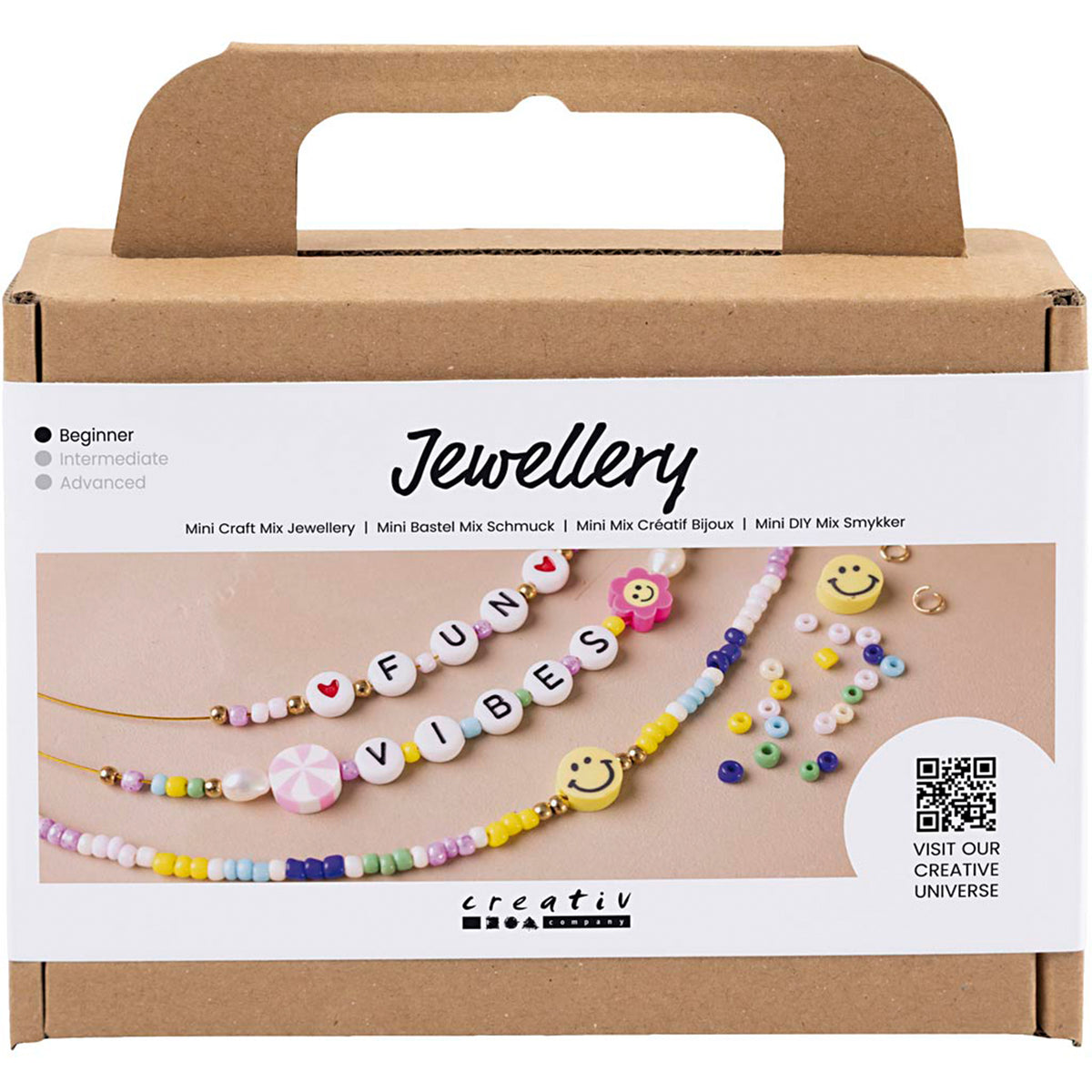 CREATIV COMPANY Jewellery Mini Craft Mix 18.6cm x 5cm x 13.2cm (7.32in x 1.96in x 5.19in) - Necklaces