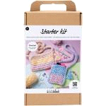 CREATIV COMPANY crochet starter craft kit for shoulder and phone bags