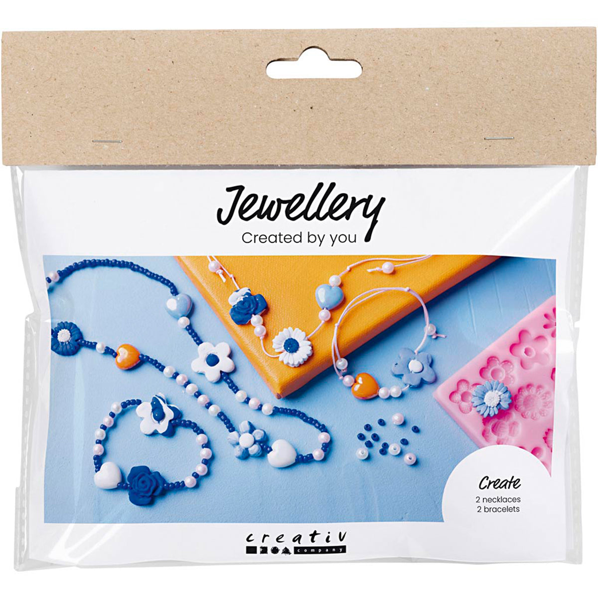 CREATIV COMPANY Jewellery Mini Craft Mix 18cm x 2cm x 17cm (7in x 0.78in x 6.69in) - Flowers