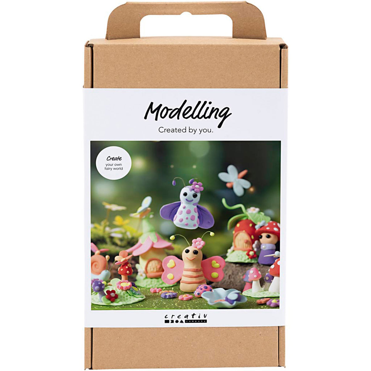 CREATIV COMPANY Craft Kit - Fairy, pastel colours, 18.6cm x 5cm x 31.4cm (7.32in x 1.96in x 12.36in)