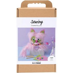 CREATIV COMPANY sewing starter craft kit for a plush cat