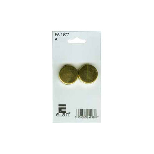 ELAN Buttons to Cover - 29mm (1 1/8") - Gold - 1 set
