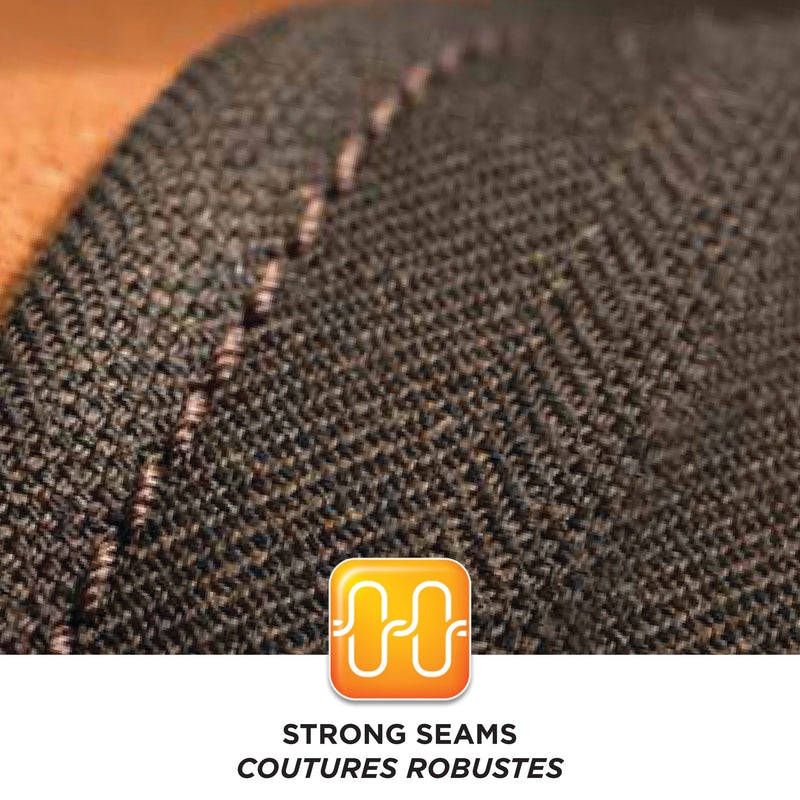Fil à coudre tout usage Gutermann MCT - 100% polyester, robuste et durable, 2 bobines (noir et nouveau blanc), 1000m chacune, pour tous les matériaux et toutes les coutures, pour la couture à la machine et à la main