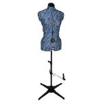 HOBBY GIFT Adjustable Dress Form Small Woodblock Floral