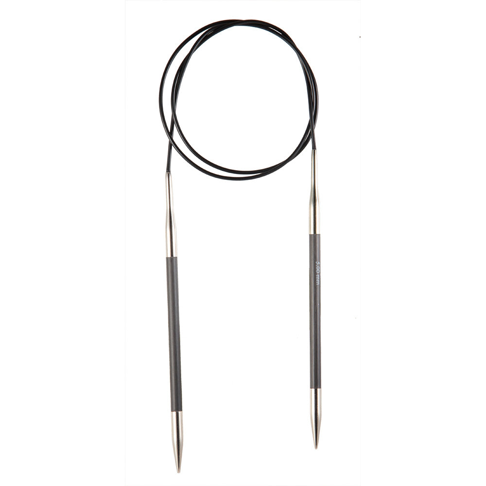KNITPRO Karbonz 60cm 5.50mm Fixed Circular Needle