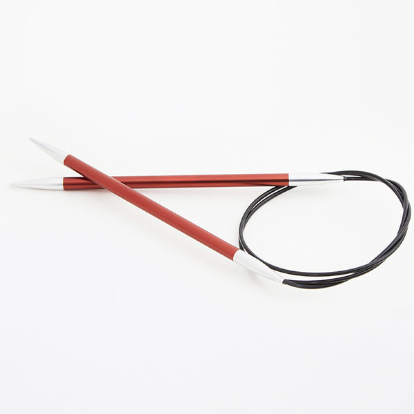 KNITPRO Zing 100cm (40") Fixed Circular Knitting Needle - 5.5mm (US 9)