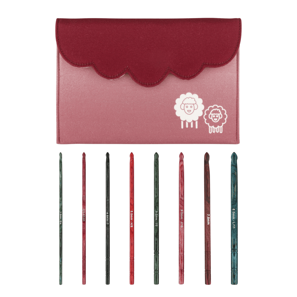 KNITPRO Dreamz Single Ended Crochet Hook Deluxe Set, product code 200649