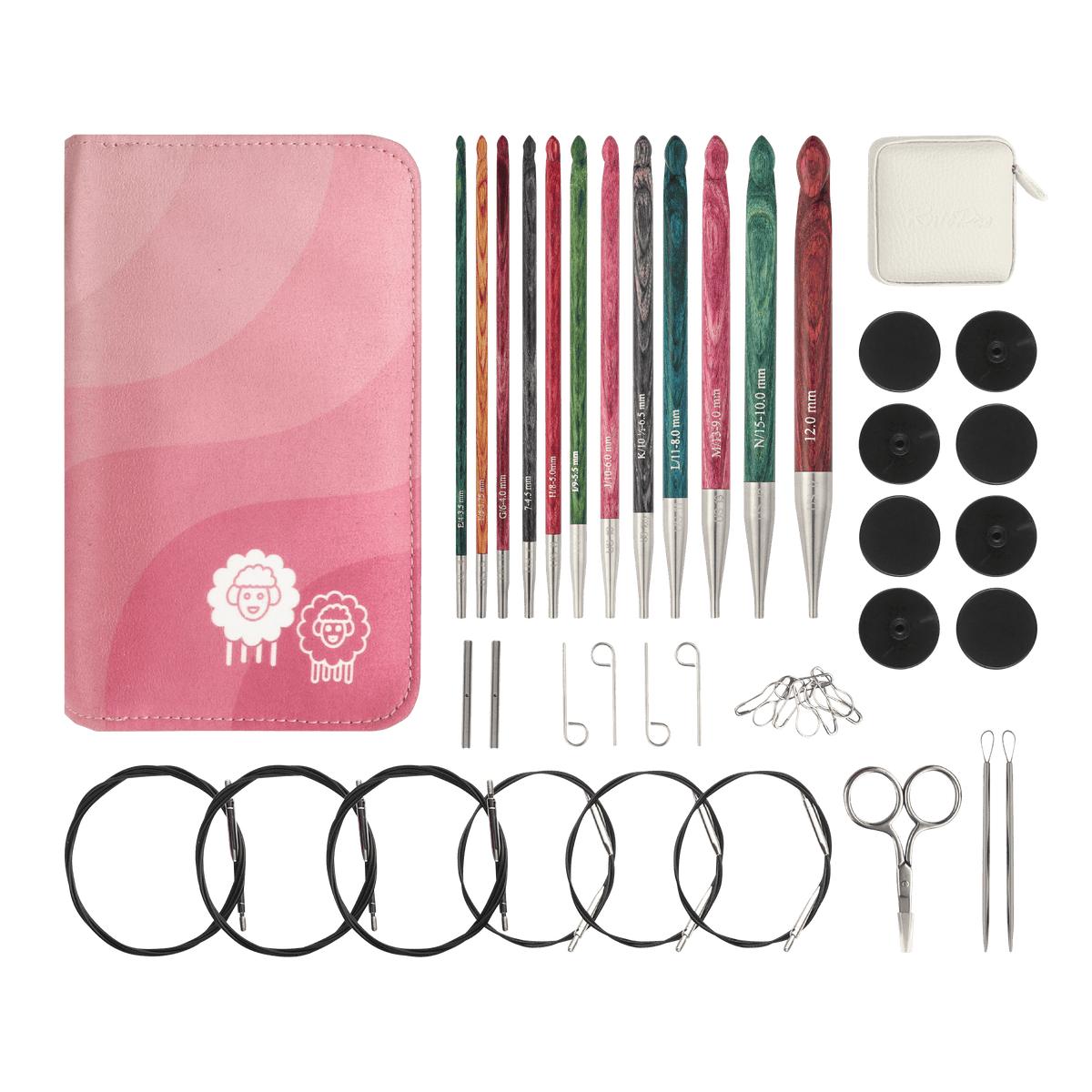KNITPRO Dreamz Afghan Tunisian Crochet Hook Grande Set, product code 200653