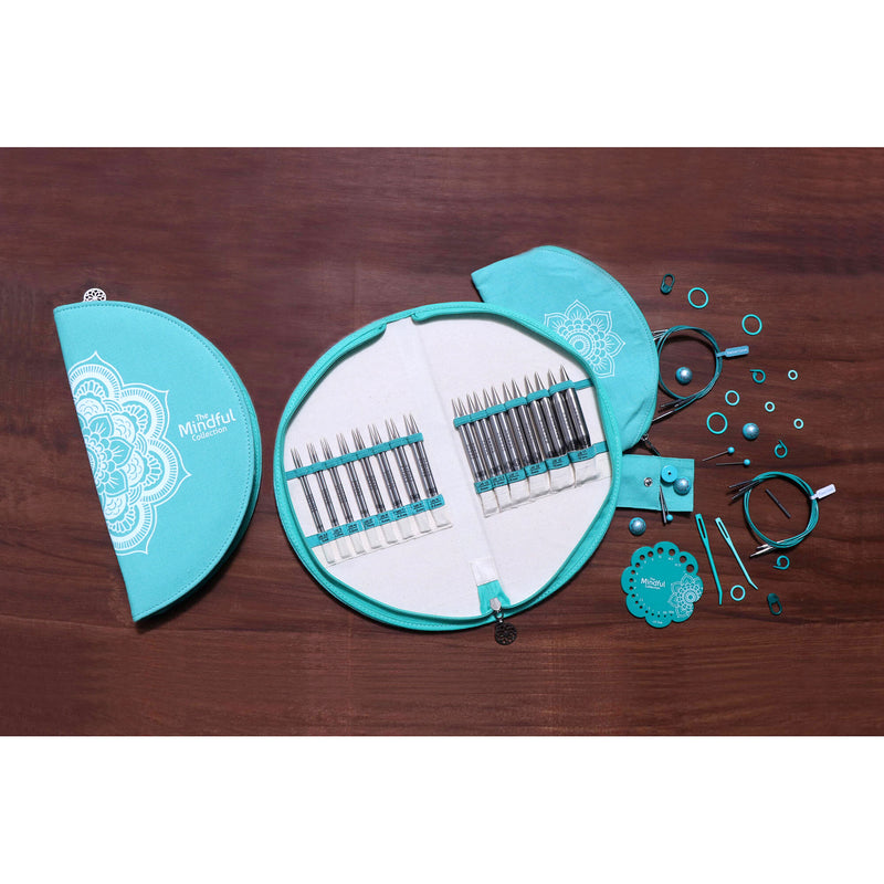 KNITPRO Mindful 12.7cm (5") "Gratitude" Interchangeable Lace Knitting Needles Set - 14 sizes