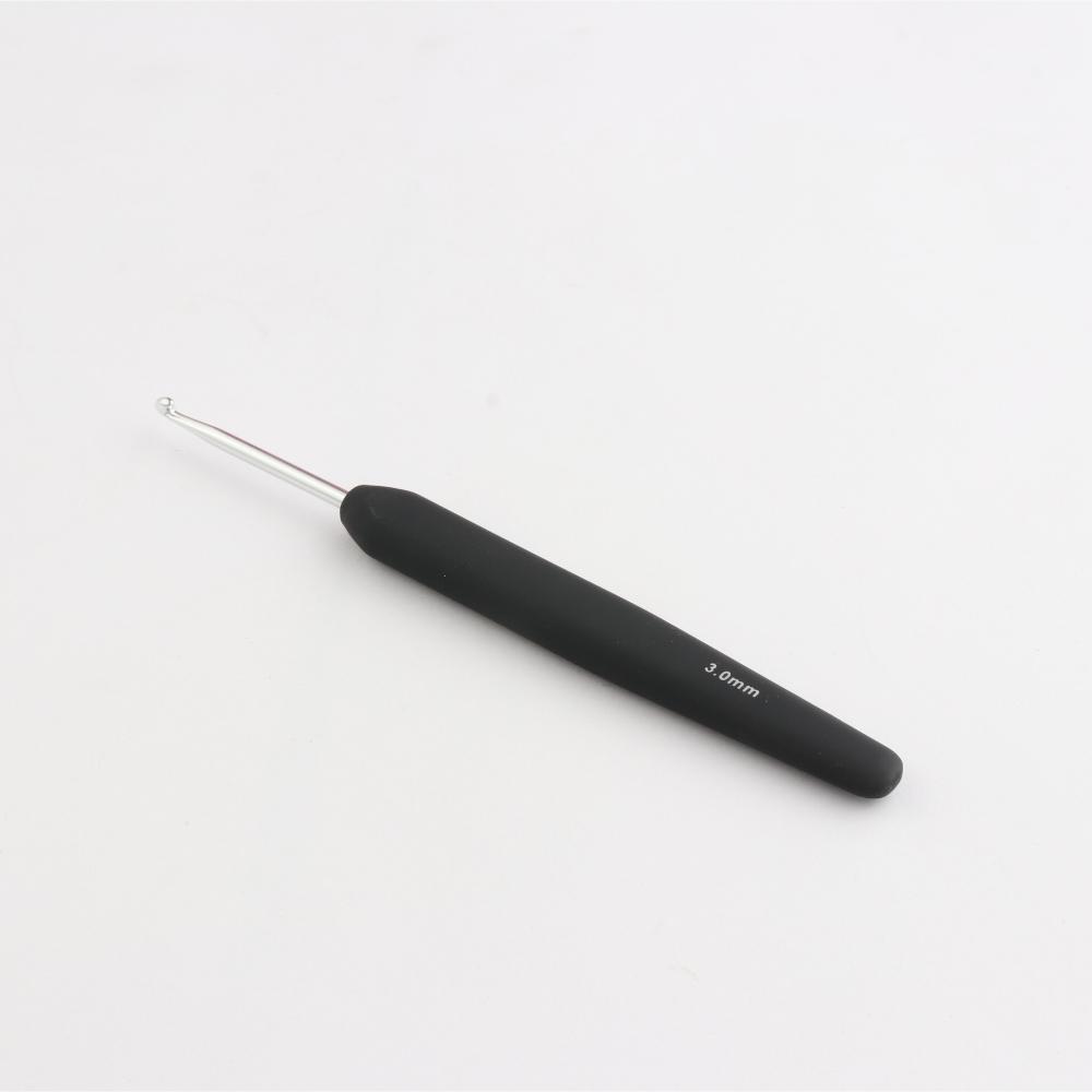 KNITPRO Crochet 3.00 mm Soft Feel Handle Silver KPR30813