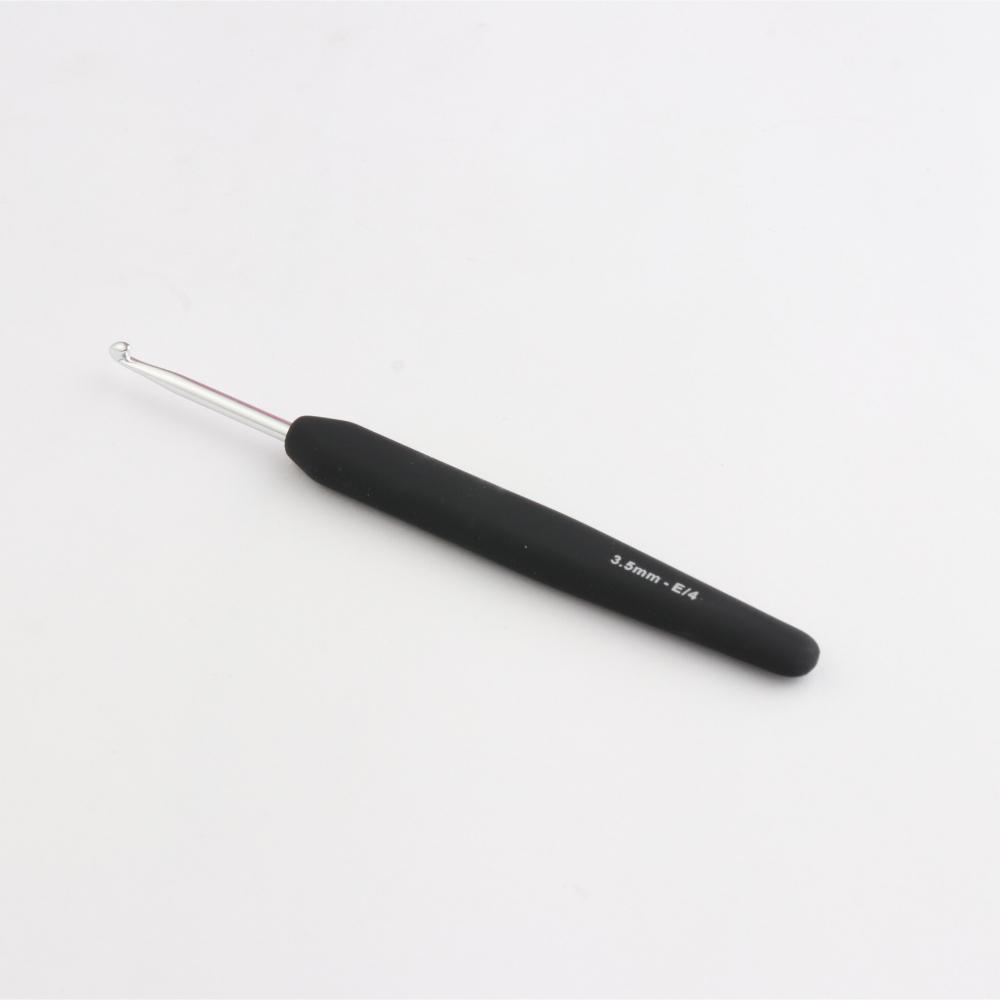 KNITPRO Crochet 3.50 mm Soft Feel Handle Silver KPR30814