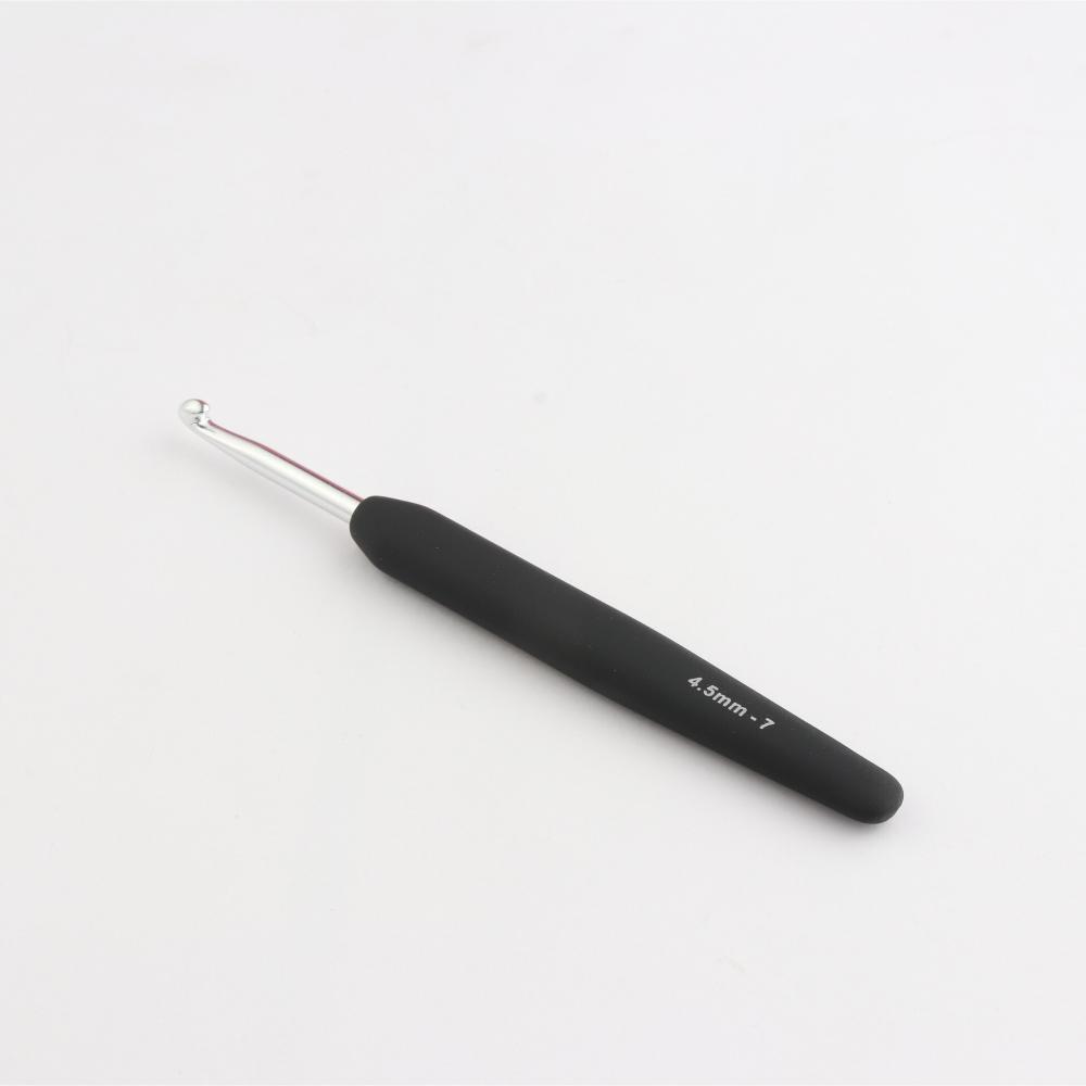 KNITPRO Crochet 4.50 mm Soft Feel Handle Silver KPR30816
