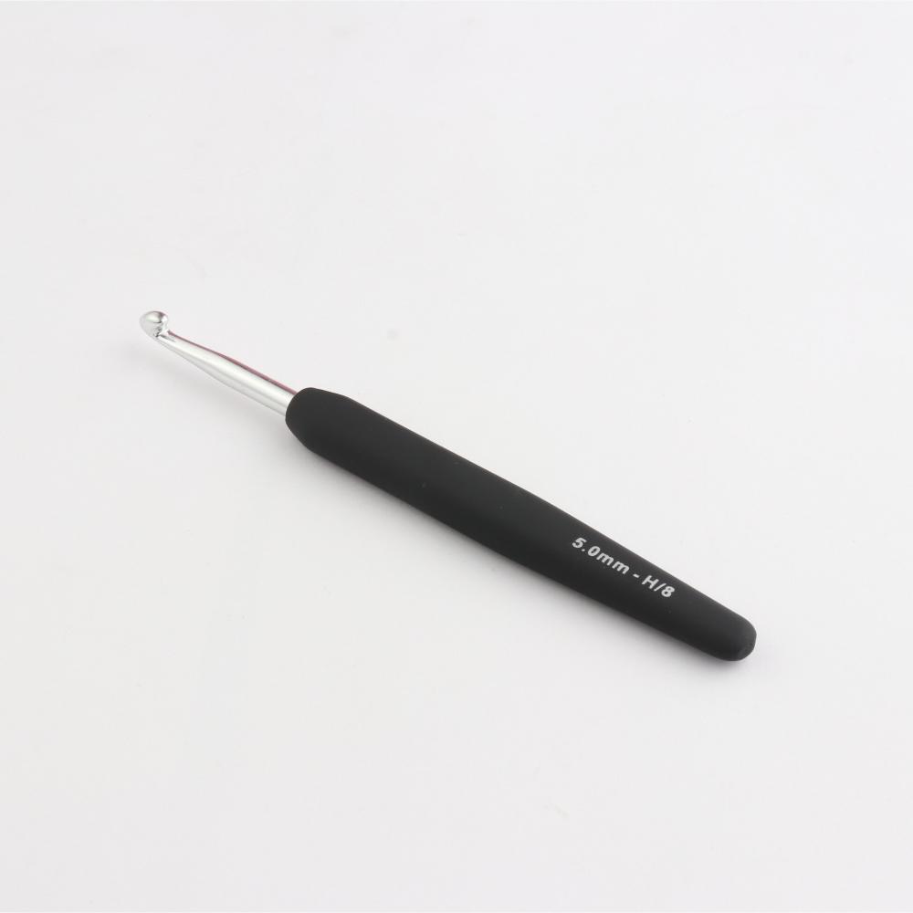 KNITPRO Crochet 5.00 mm Soft Feel Handle Silver KPR30817