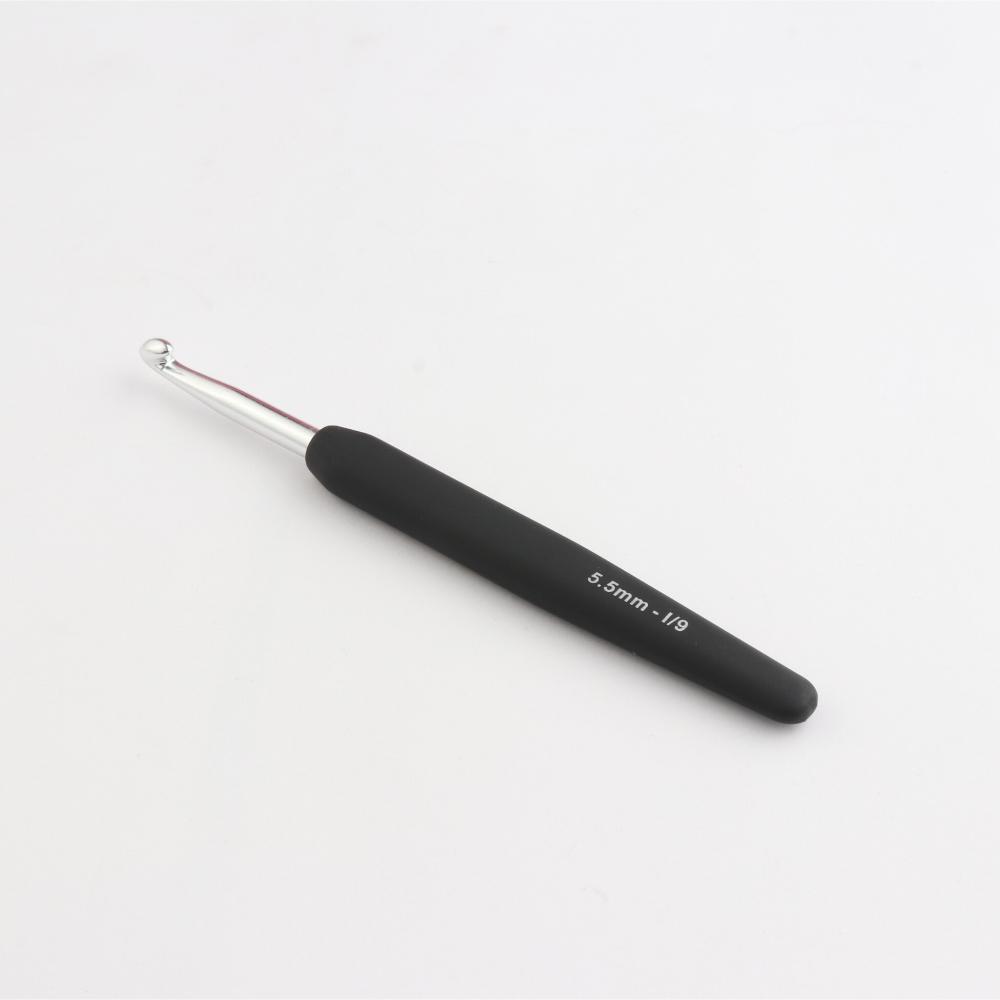 KNITPRO Crochet 5.50 mm Soft Feel Handle Silver KPR30818