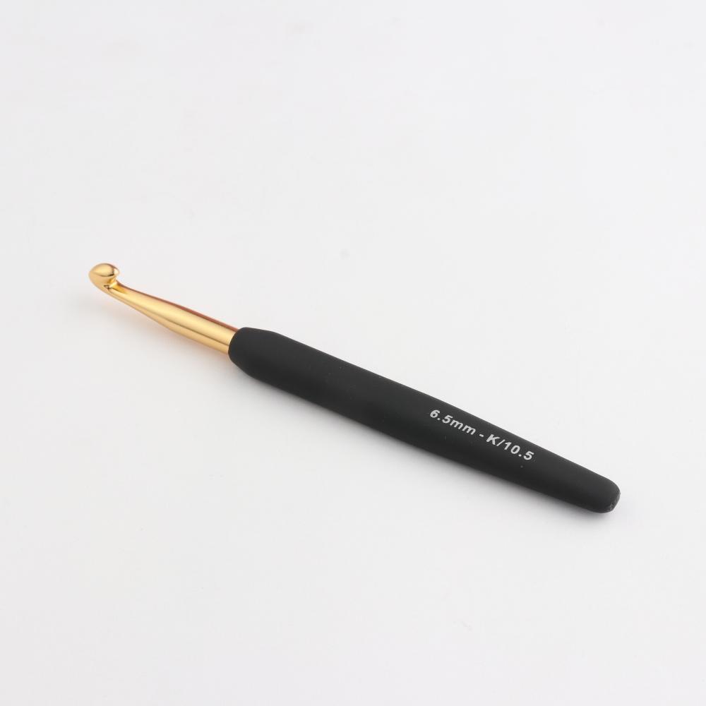 KNITPRO Crochet 6.50 mm Soft Feel Handle Gold KPR30881