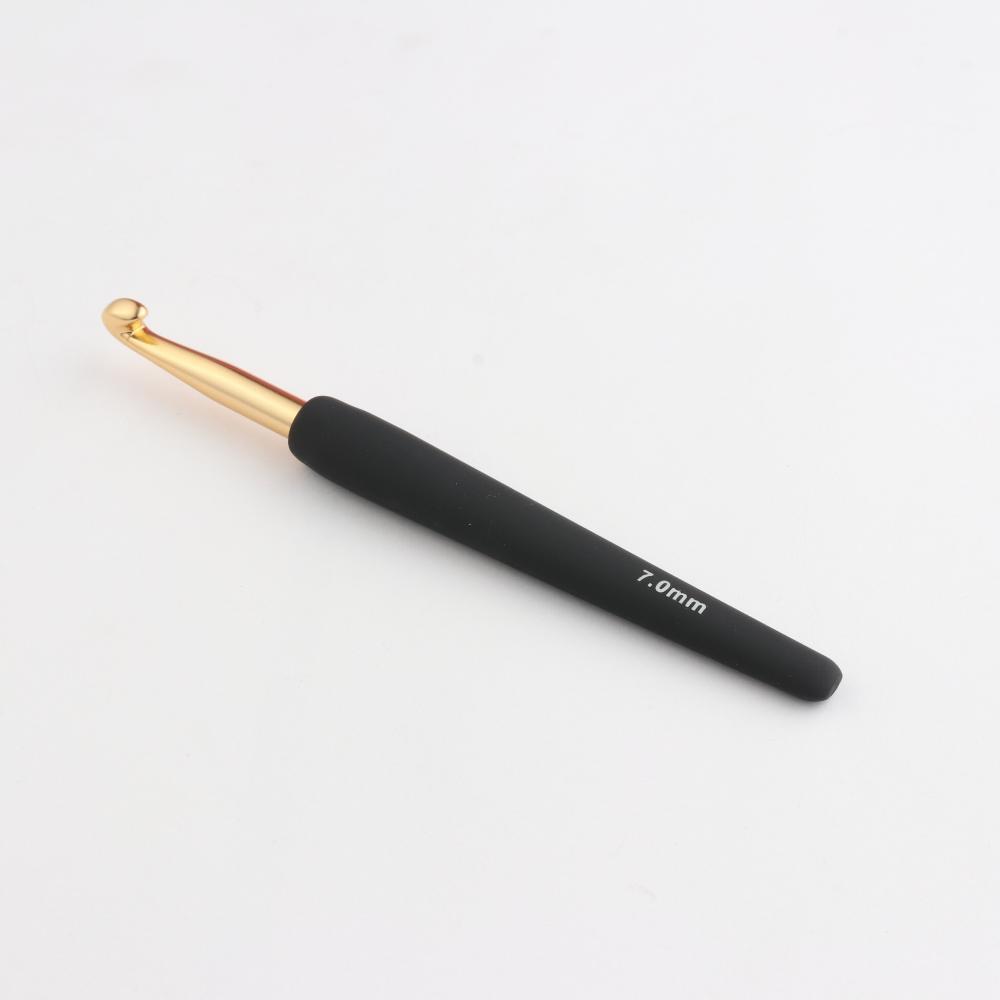 KNITPRO Crochet 7.00 mm Soft Feel Handle Gold KPR30882