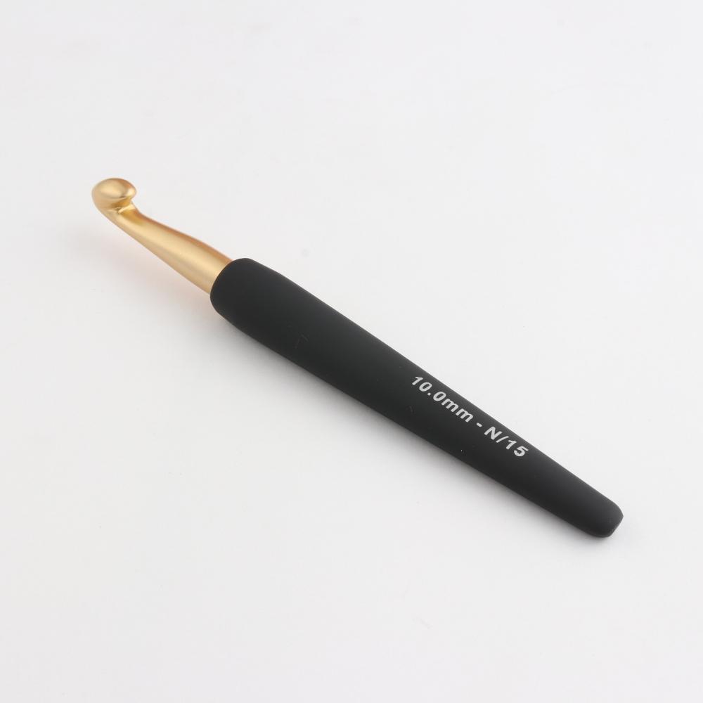 KNITPRO Crochet 10.00 mm Soft Feel Handle Gold KPR30885