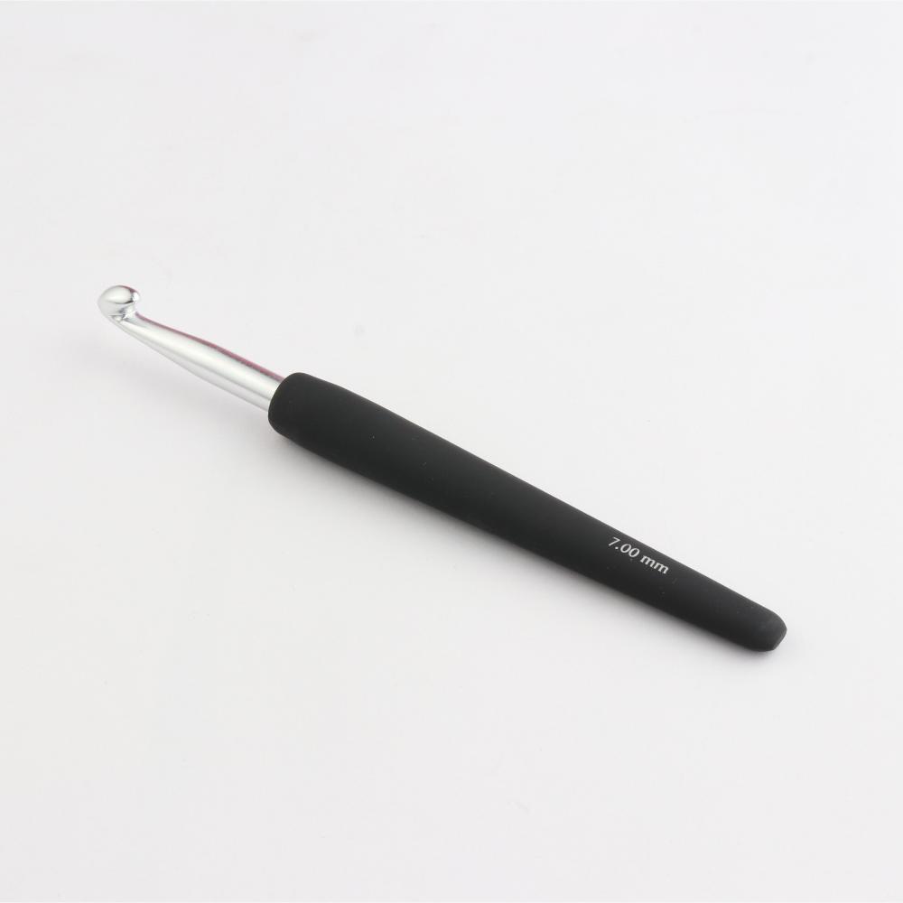 KNITPRO Crochet 7.00 mm Soft Feel Handle Silver KPR30888