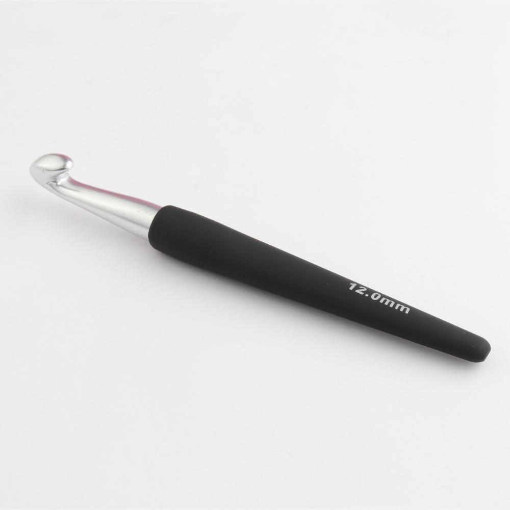 KNITPRO Crochet 12.00 mm Soft Feel Handle Silver KPR30892