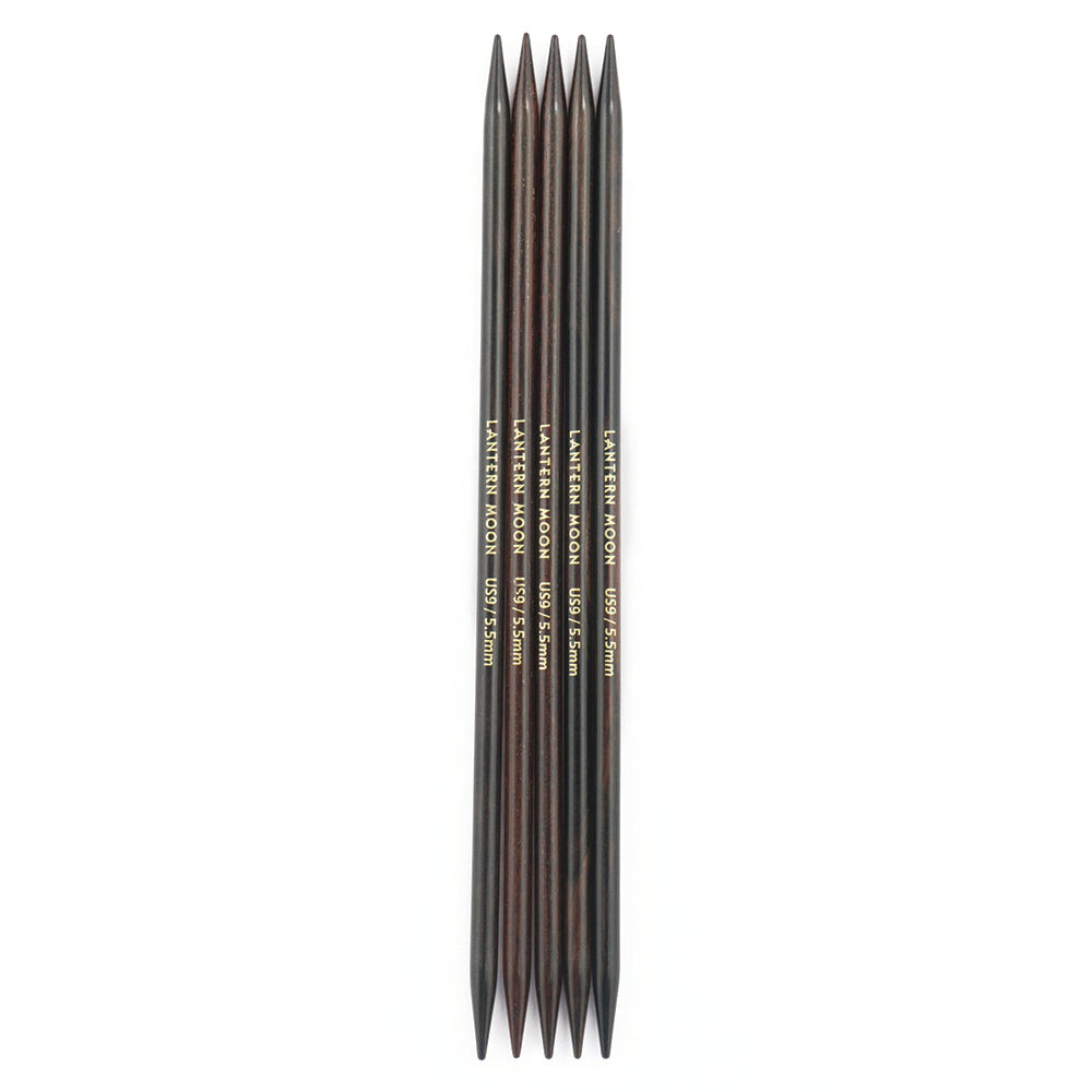 LANTERN MOON Double Pointed Needles 8" (20cm) - Size 9 (5.5mm)