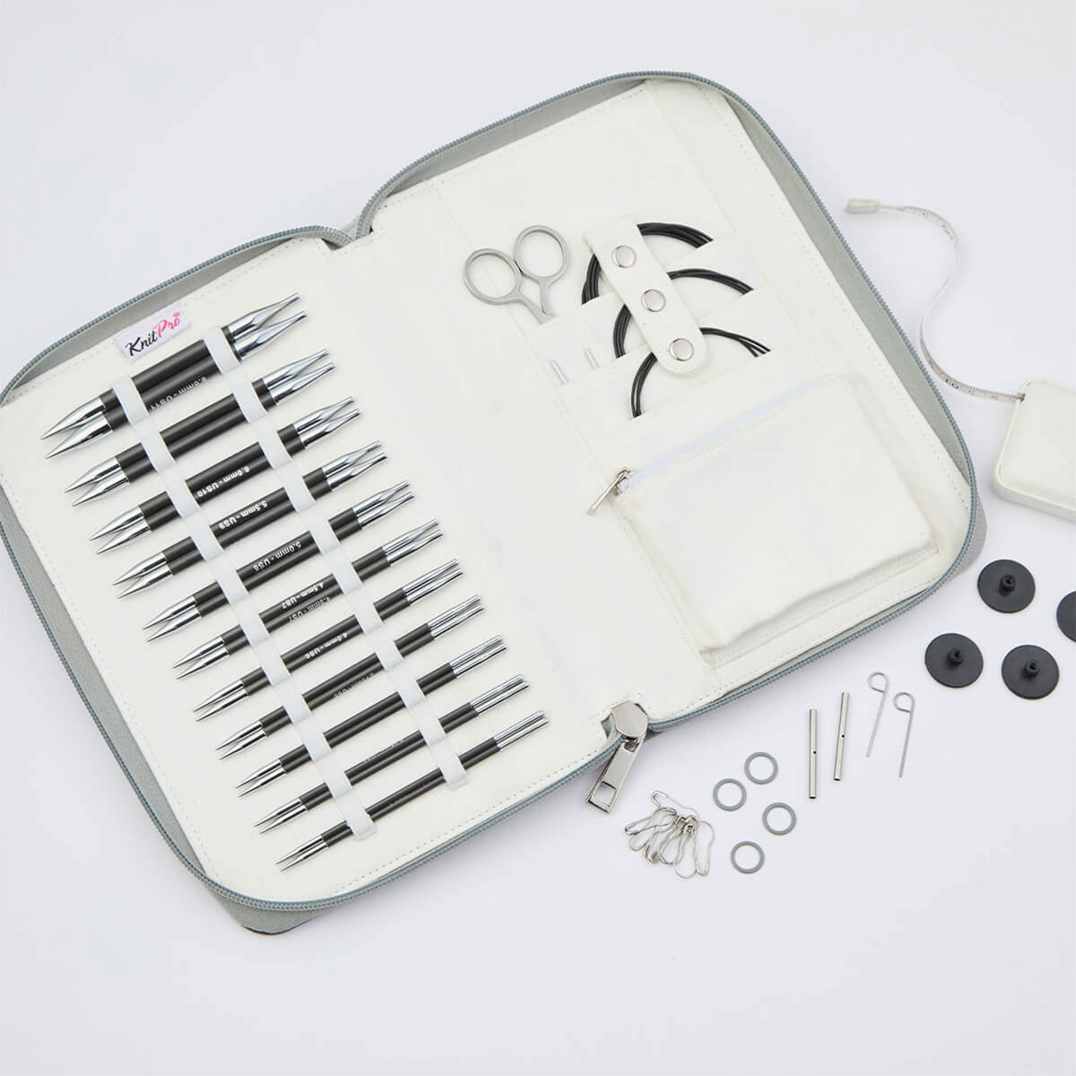 KNITPRO Karbonz Regal Interchangeable Needle Set 13 cm (5 in), product code 41636