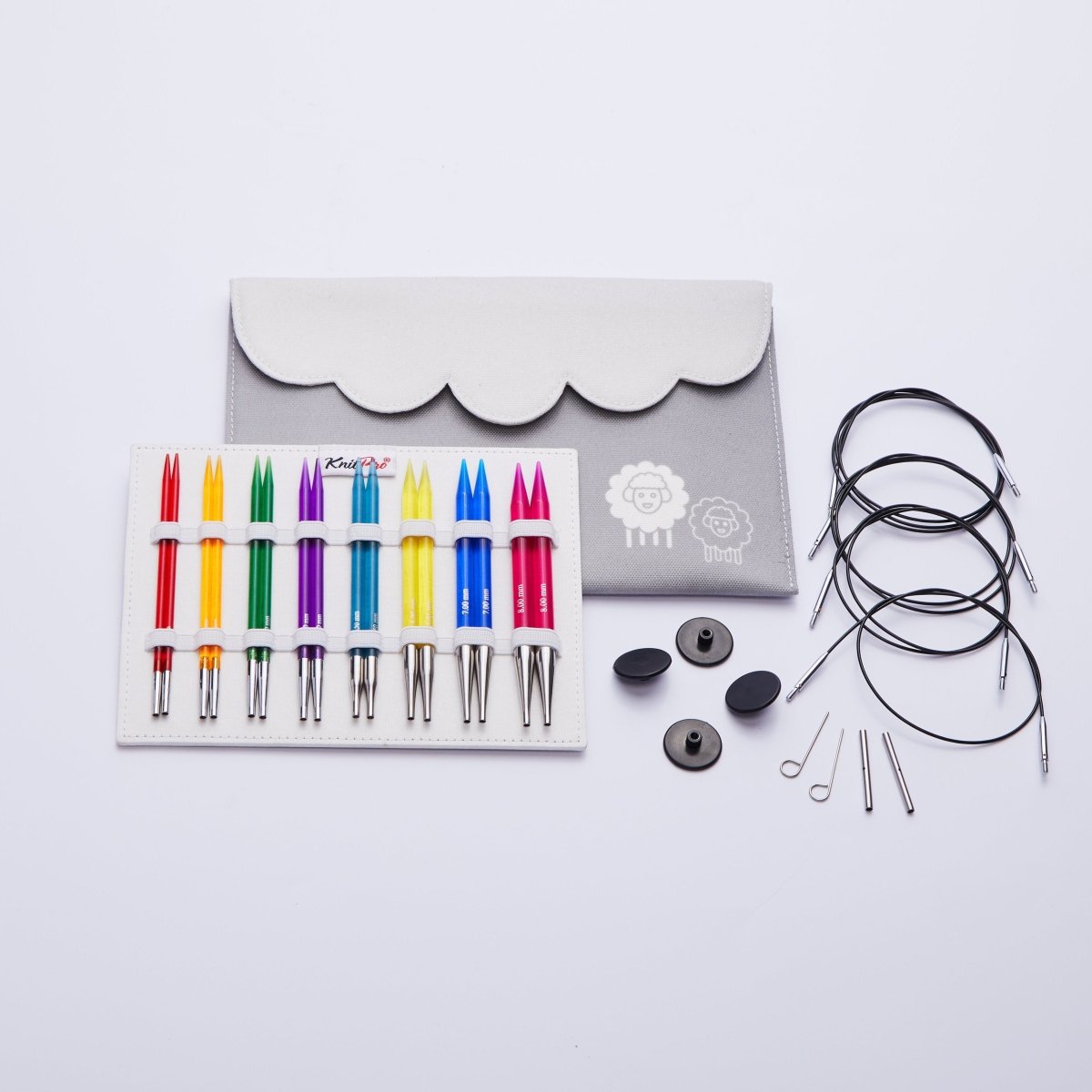 KNITPRO Trendz Deluxe Interchangeable Circular Needle Set 13 cm (5 in), product code 50620