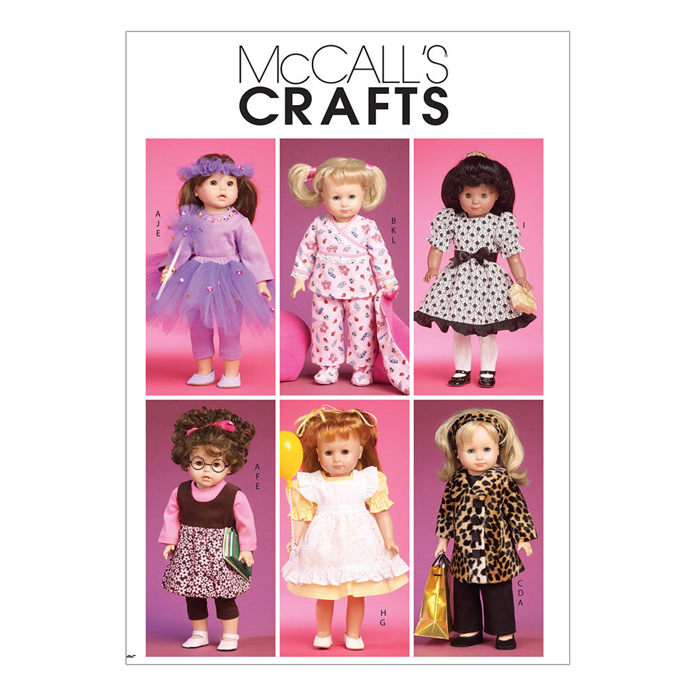 McCALLs M6005 Doll Clothes