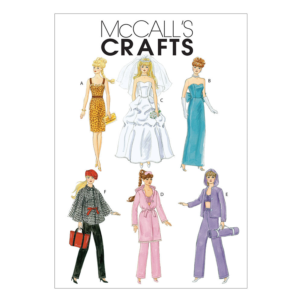 McCALLs M6258 Doll Clothes