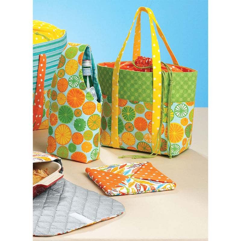 McCALL's M6338 Totes & Bags