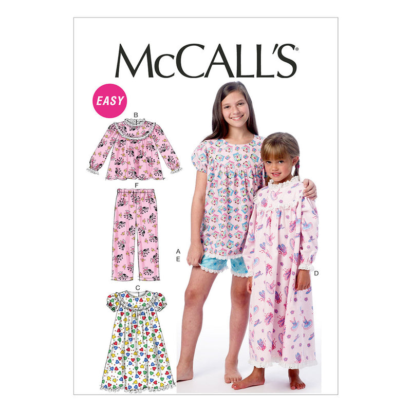 McCALL's M6831 De nuit et de détente