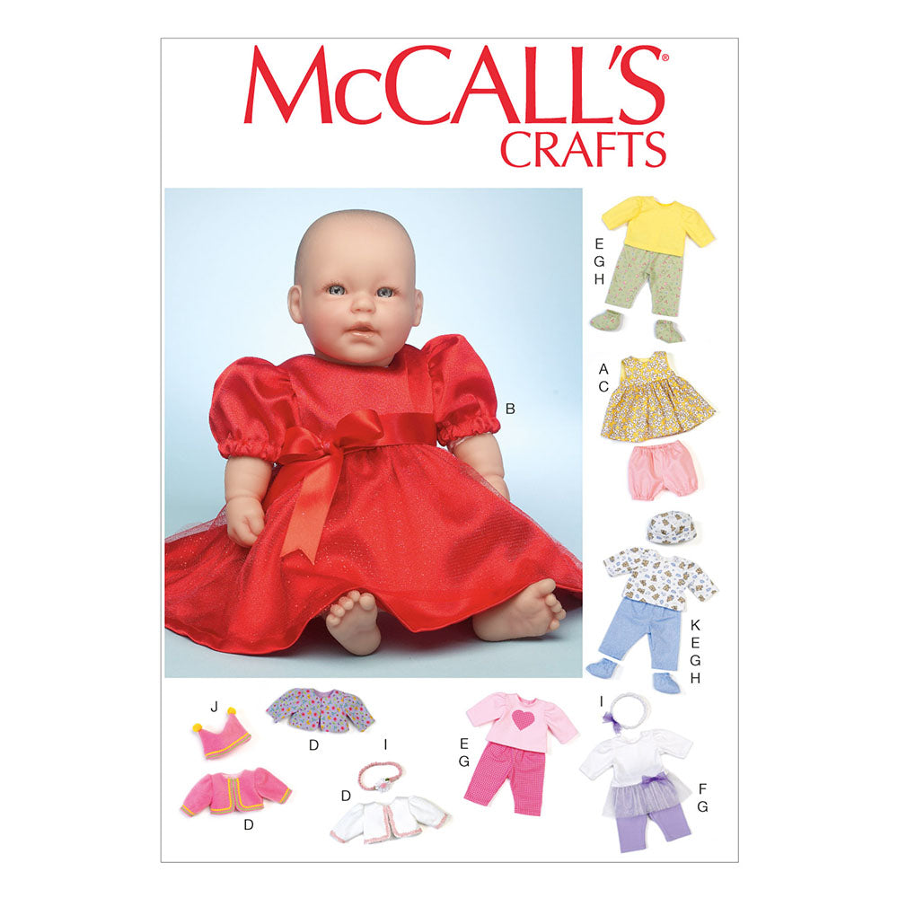 McCALL's M7066 Doll Clothes