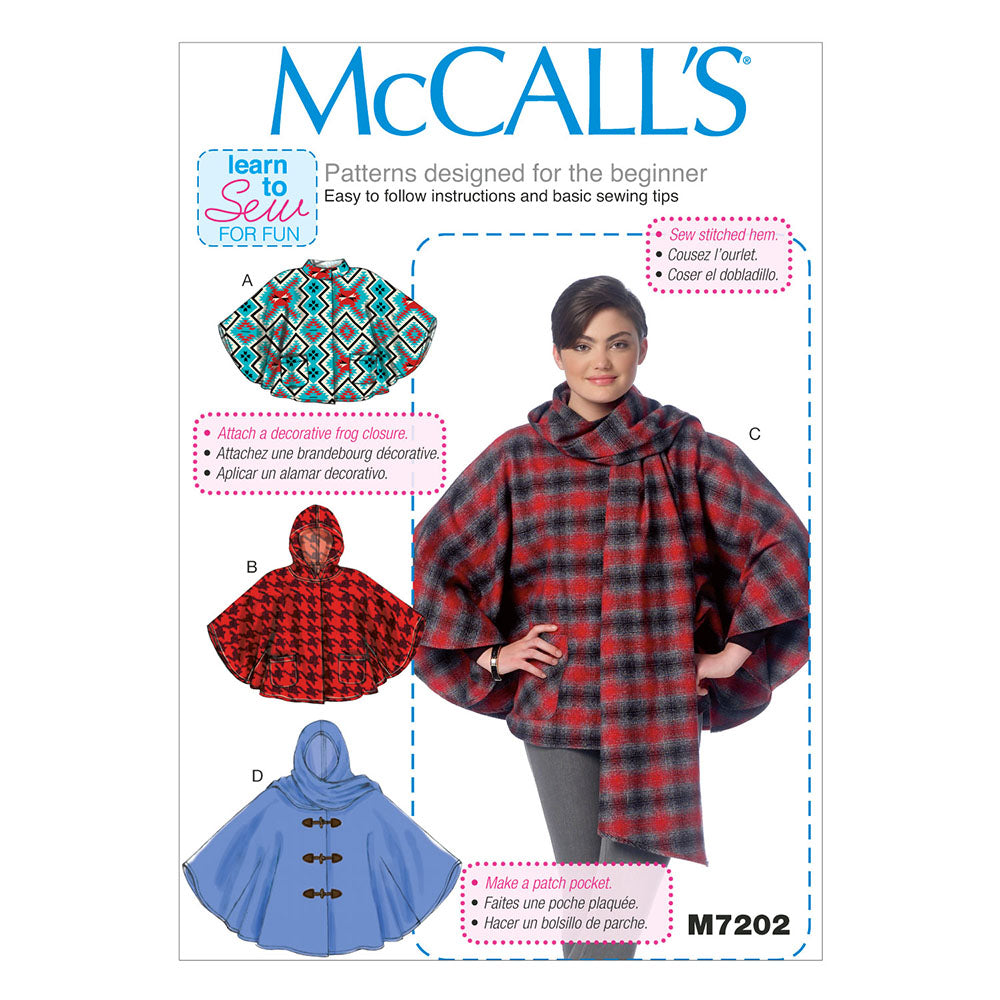 McCALL's M7202 Outerwear