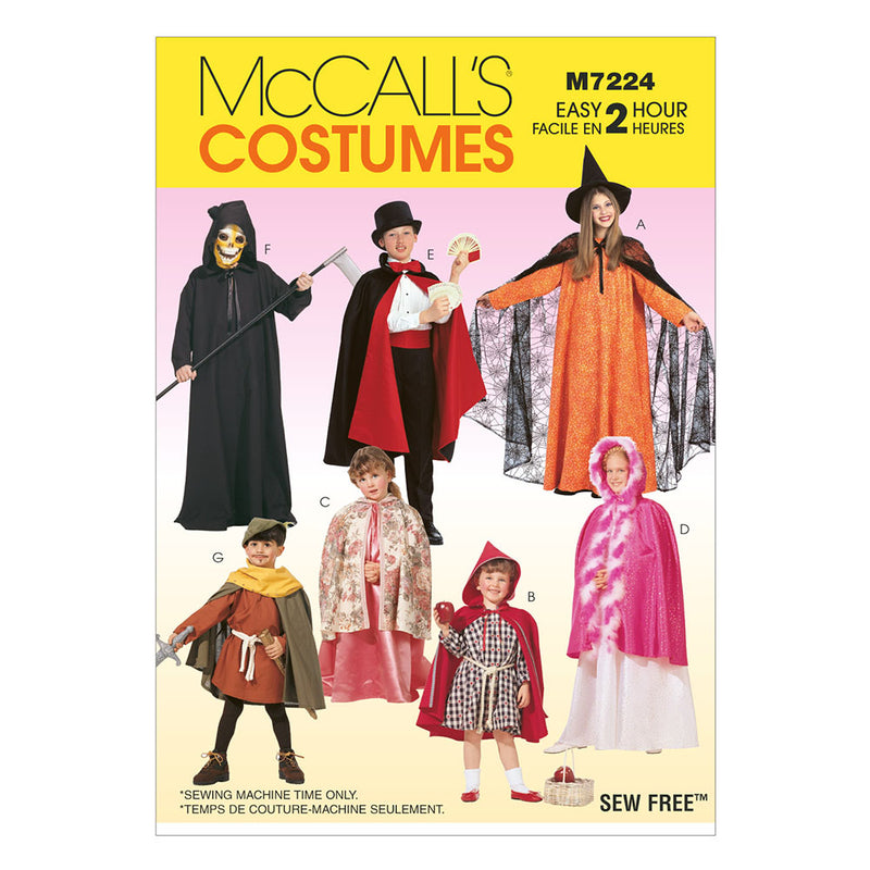 McCALL's M7224 Costumes
